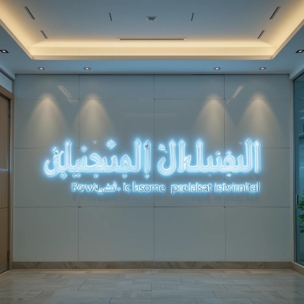 لوحة ترحيبية - مستشفى الشفاء